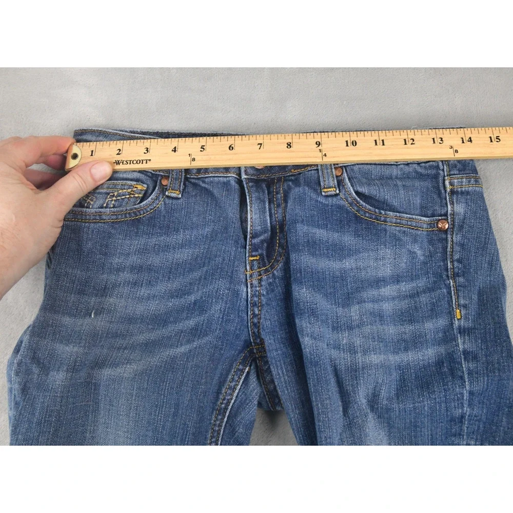 American Eagle Jeans Womens 5/6 (28x29) The Dublin Skinny Blue Denim